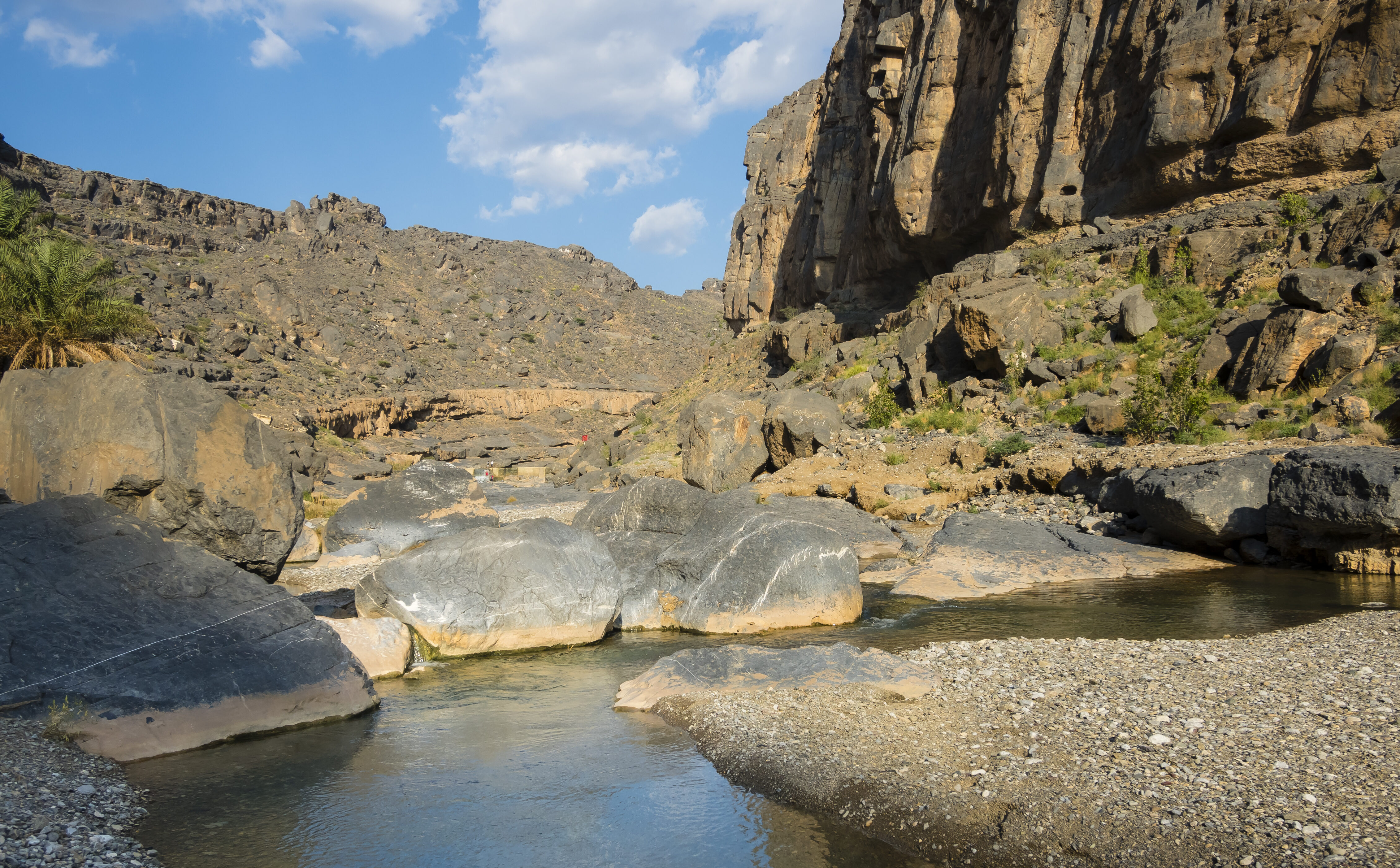 Wadi Damm, Hajar al Gharbi Berge, Al Dhahirah Region Oman