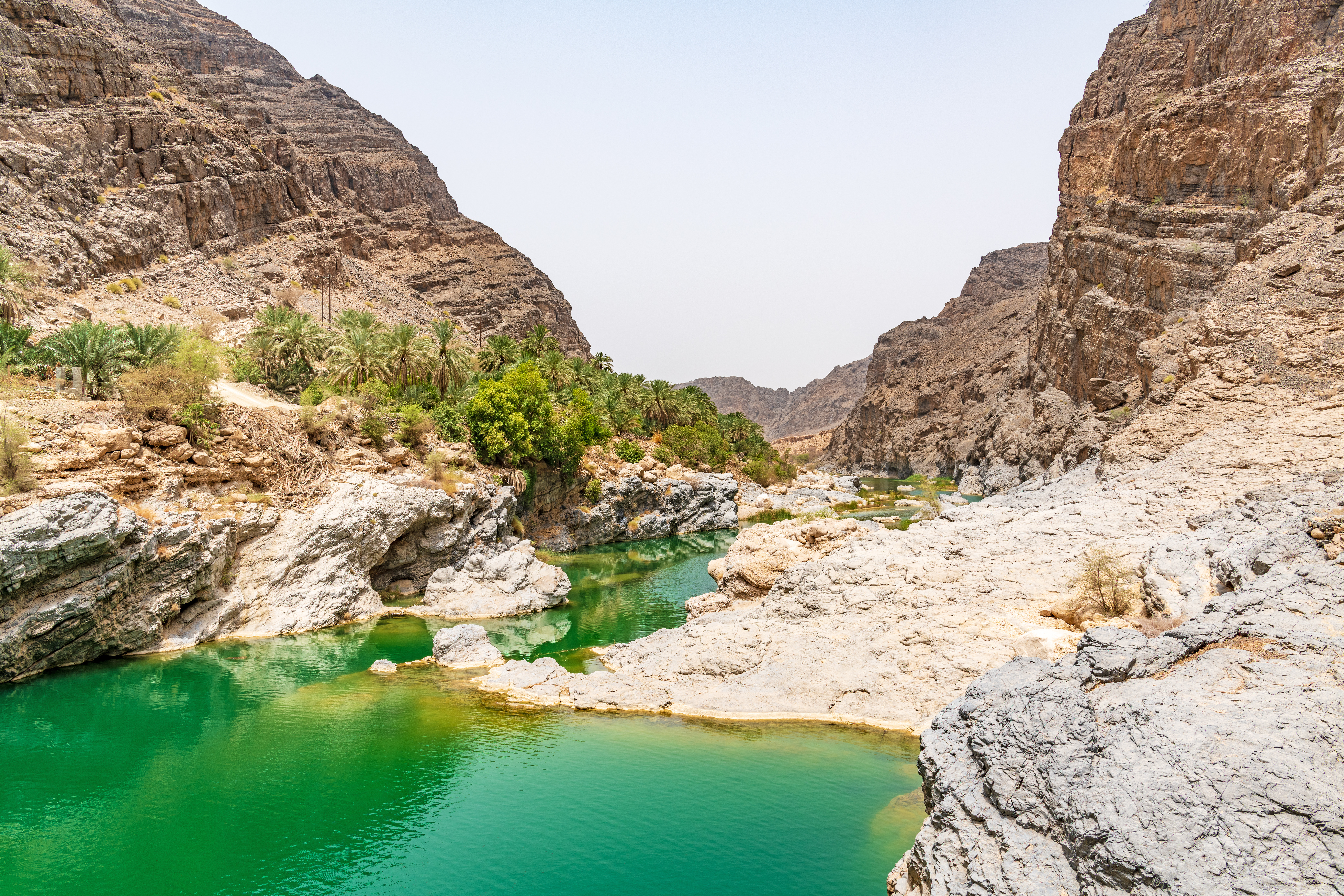 Wadi Al Arbeieen in the Eastern Muscat Oman