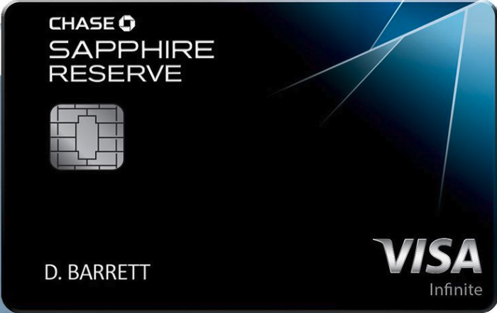 Chase sapphire reserve credit cards