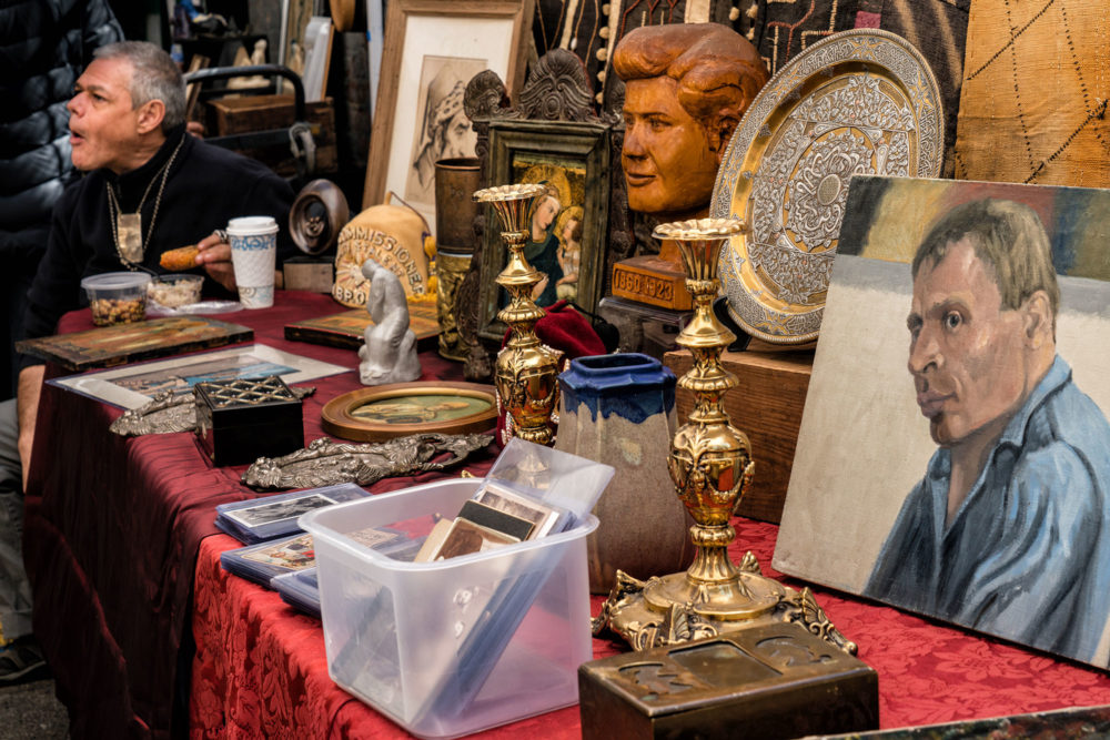 An antiques store at Chelsea, a flea market NYC hotspot. 