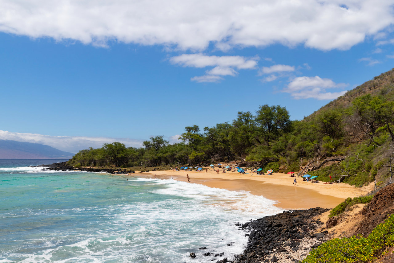 Little Beach aka Makena beach in Maui, Hawaii