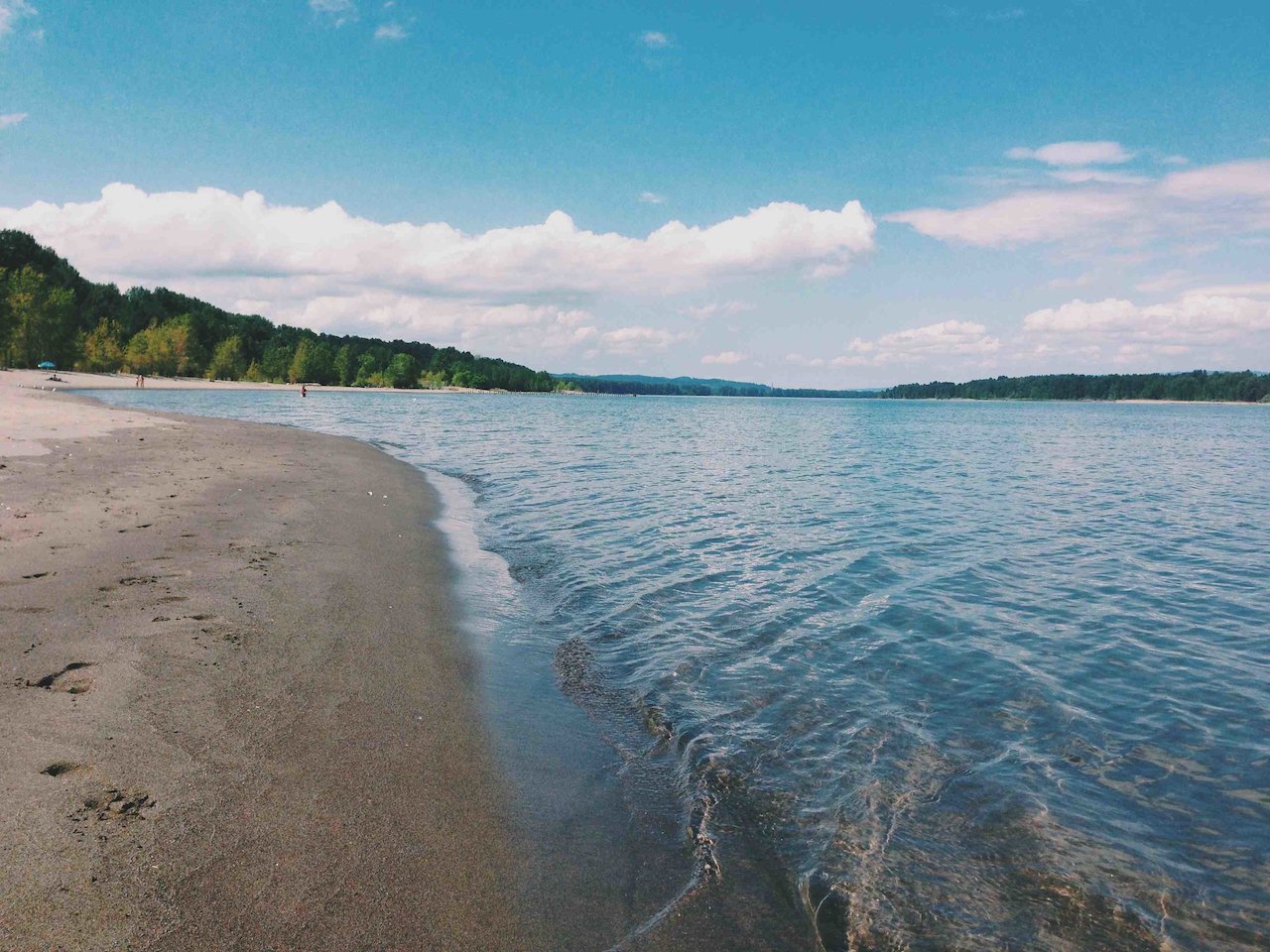 Collins Beach in Sauvie Island, Portland