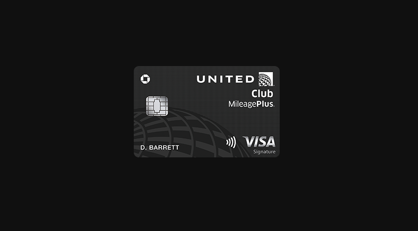 United Club Card with Chase mileage plus reward