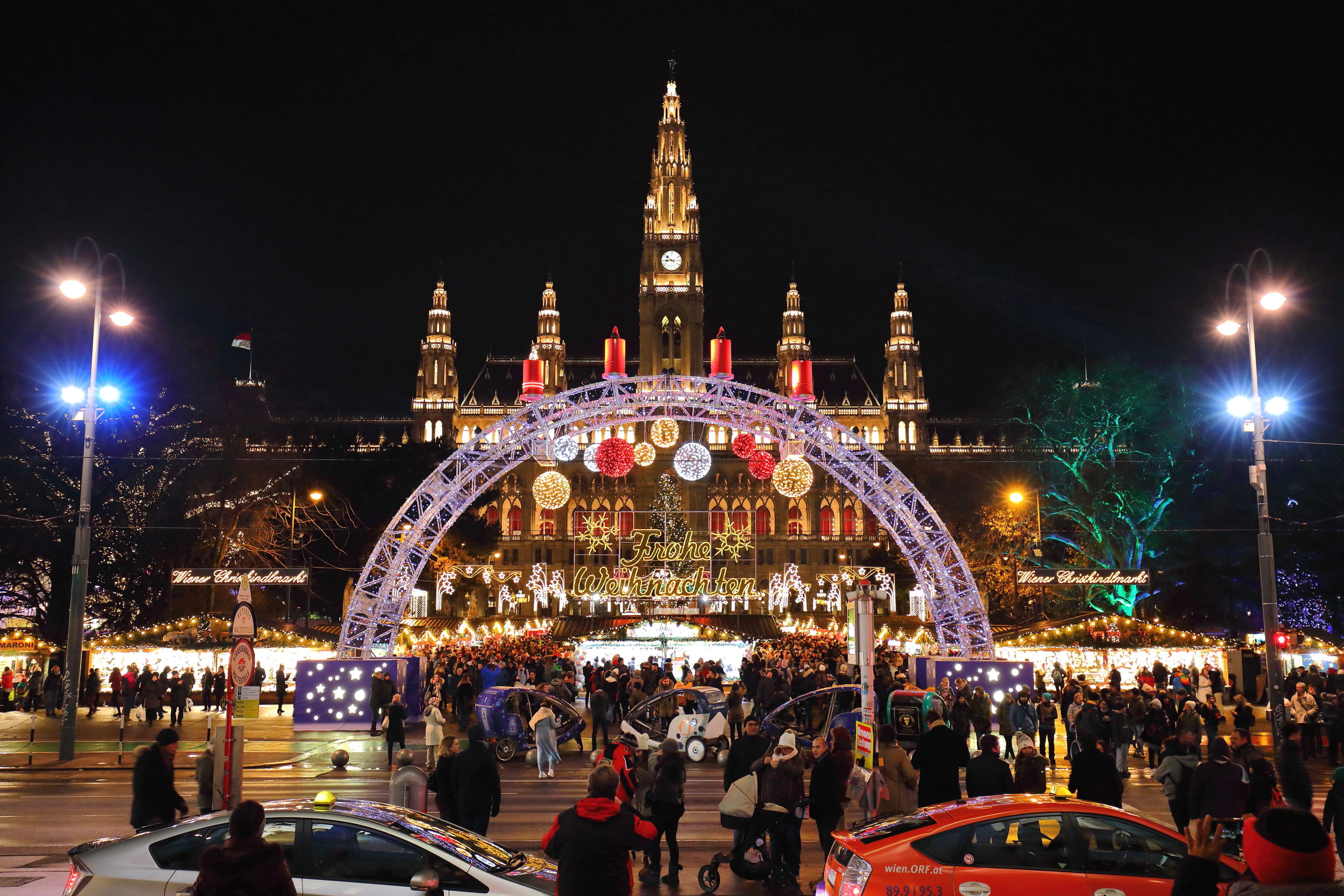 Christmas market at Vienna Town House.