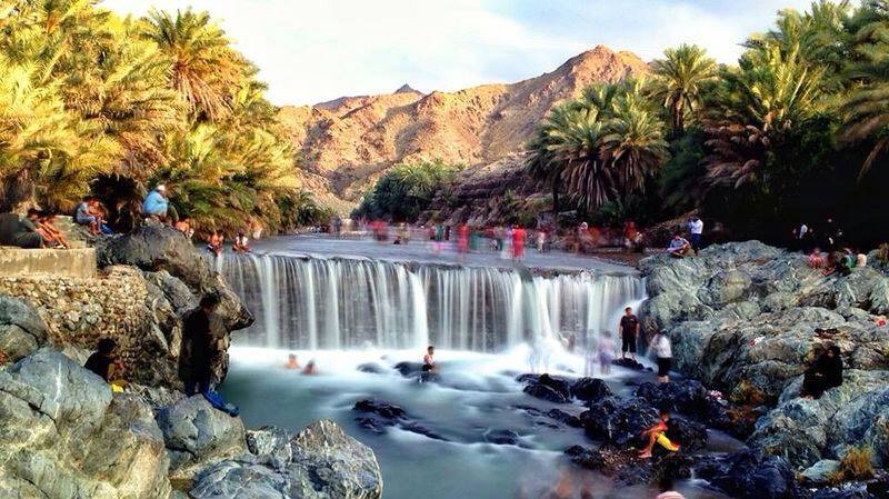 Wadi Al Hawqayn waterfall 