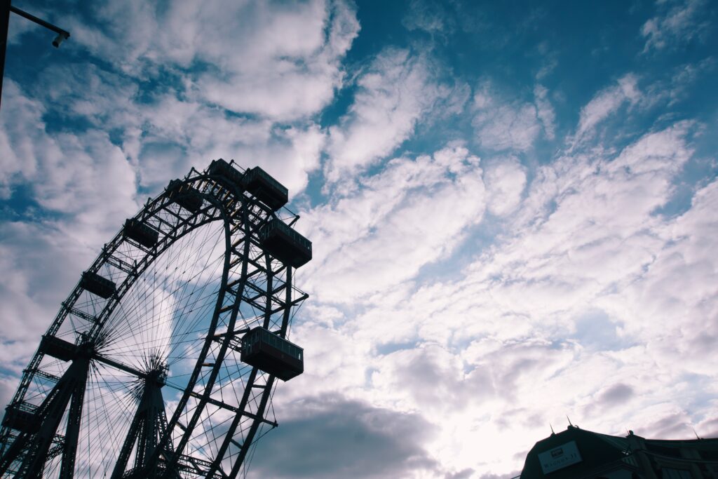 Giant ferris wheel in Prater.