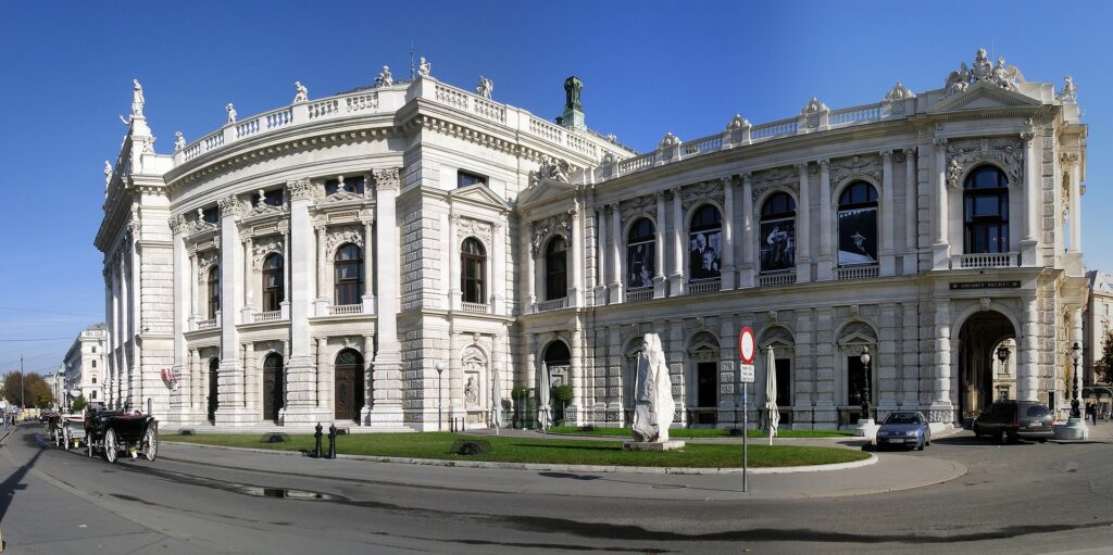 An old white building in Vienna