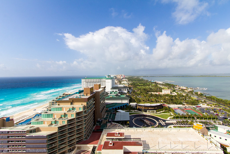 Buildings on an Island.