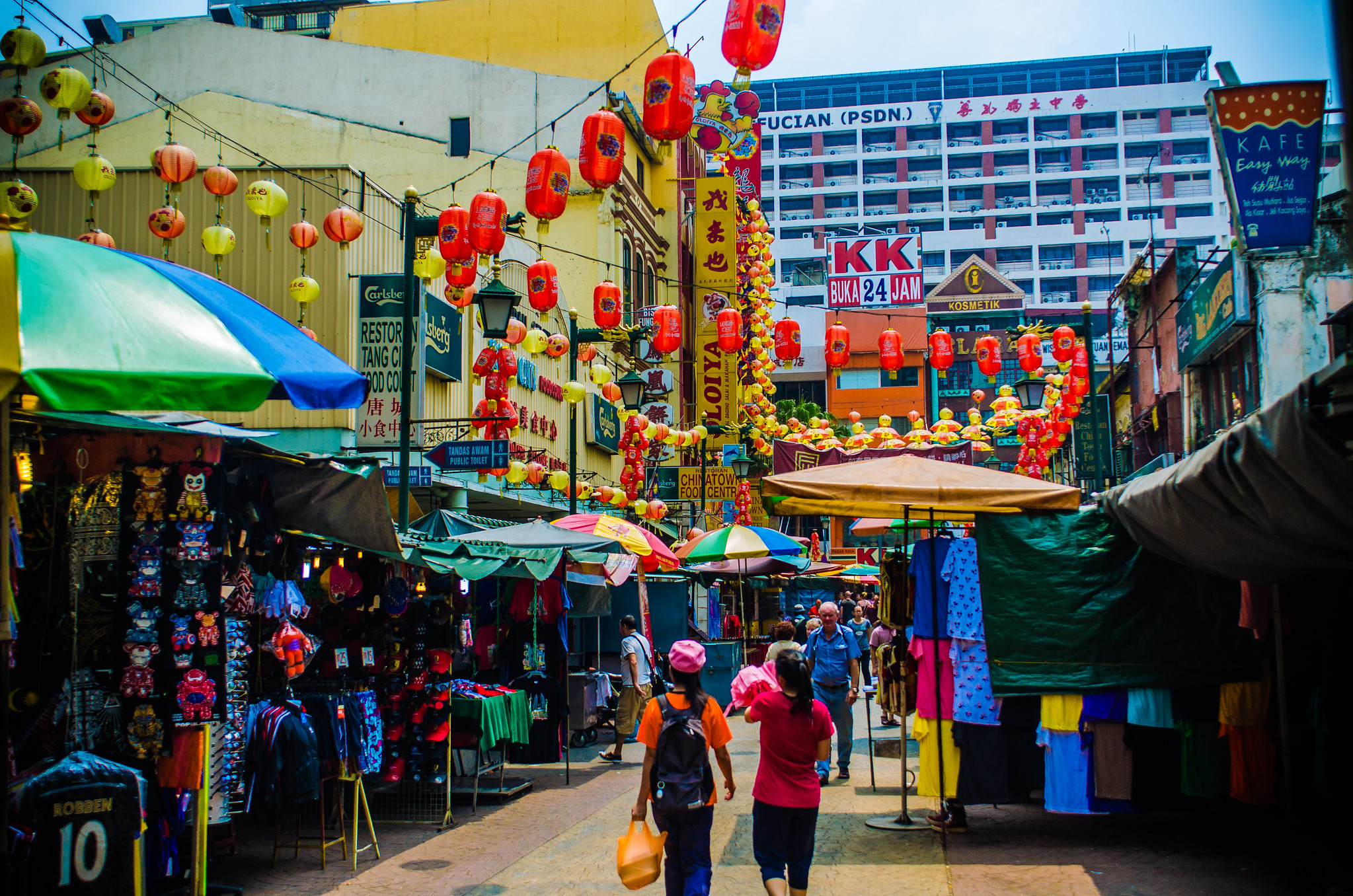 Chinatown Market Kuala Lumpur in Malaysia