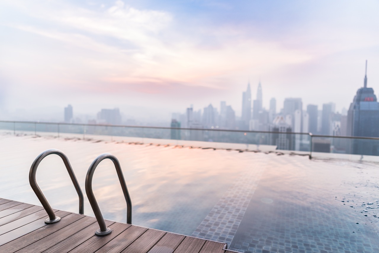 Hotel in Kuala Lumpur with a view of the Kuala Lumpur Petronas Tower