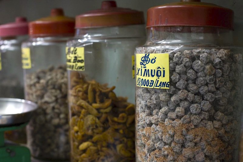 Preserved salted and sugared fruits in Hanoi