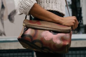 Burberry brown coloured travel purse