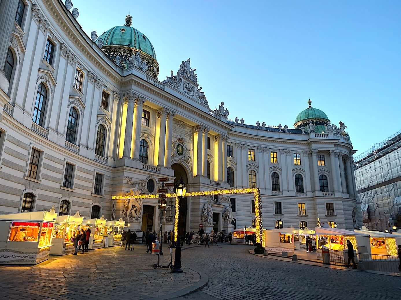 Christmas Market Vienna Michaelerplatz