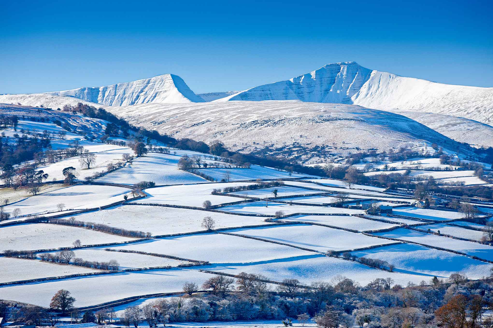 The Brecon Beacons In The Snow