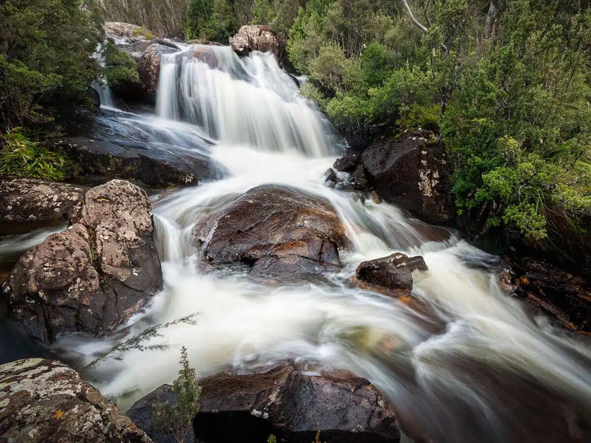 Arve Falls Tasmania: Alpine Waterfall In The Hartz Mountains