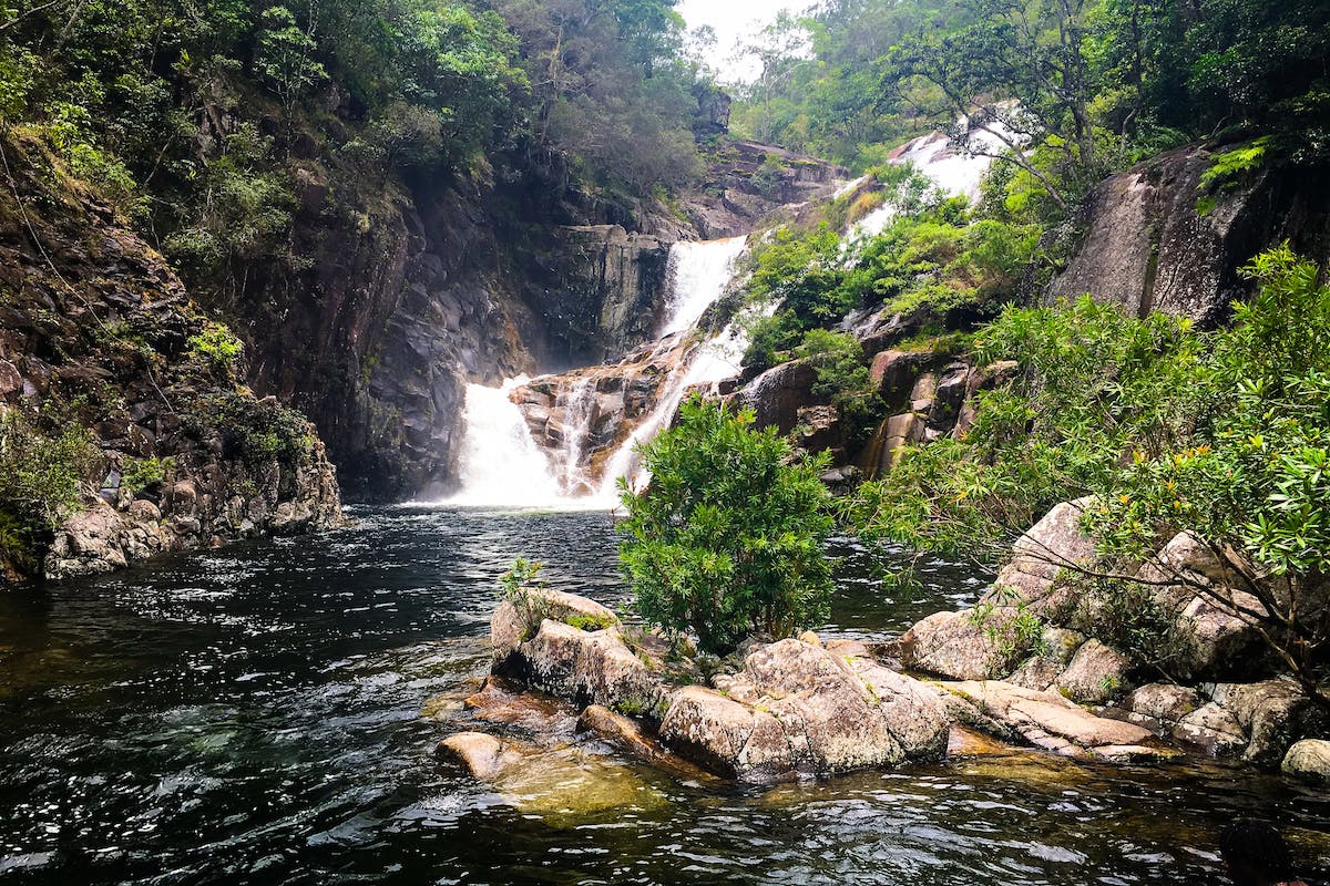 Clamshell Falls On The Behana Gorge Waterfall Track – Cairns Hiking Guide