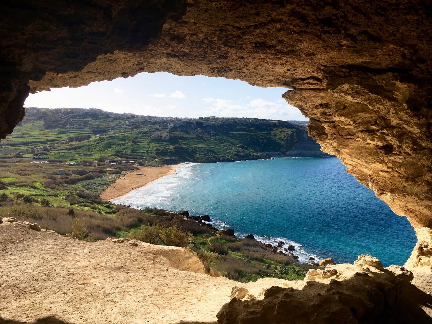 Exploring Tal Mixta Cave Gozo At Ramla Bay – Malta