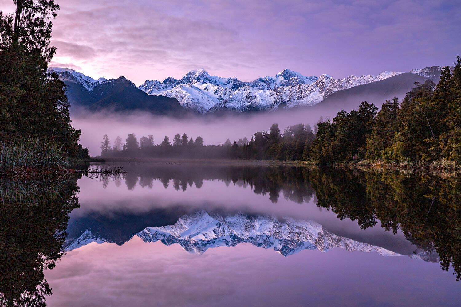 Guide To The Reflection Lakes At Lake Matheson New Zealand