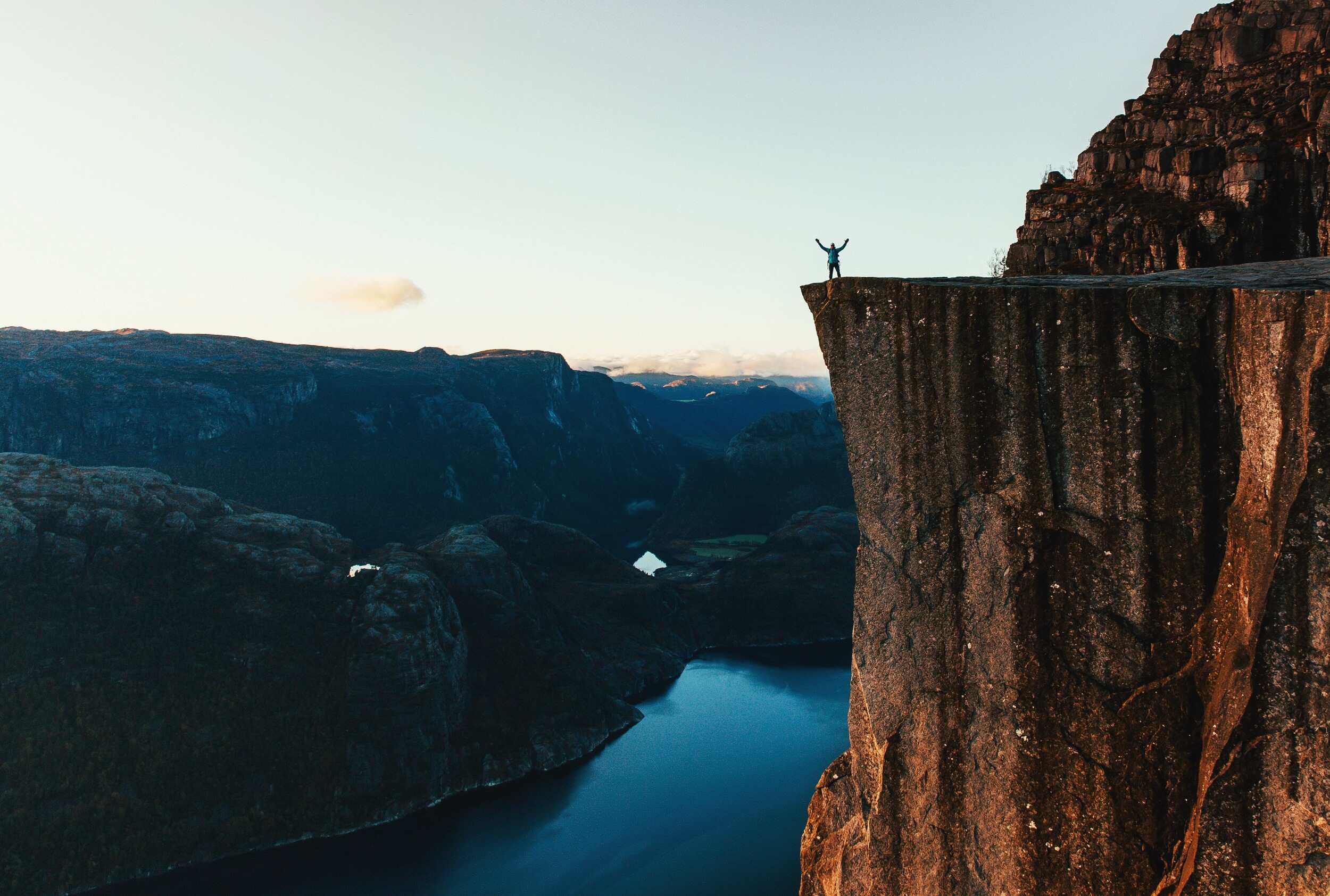 Hiking To Preikestolen (Pulpit Rock), Rogaland Norway