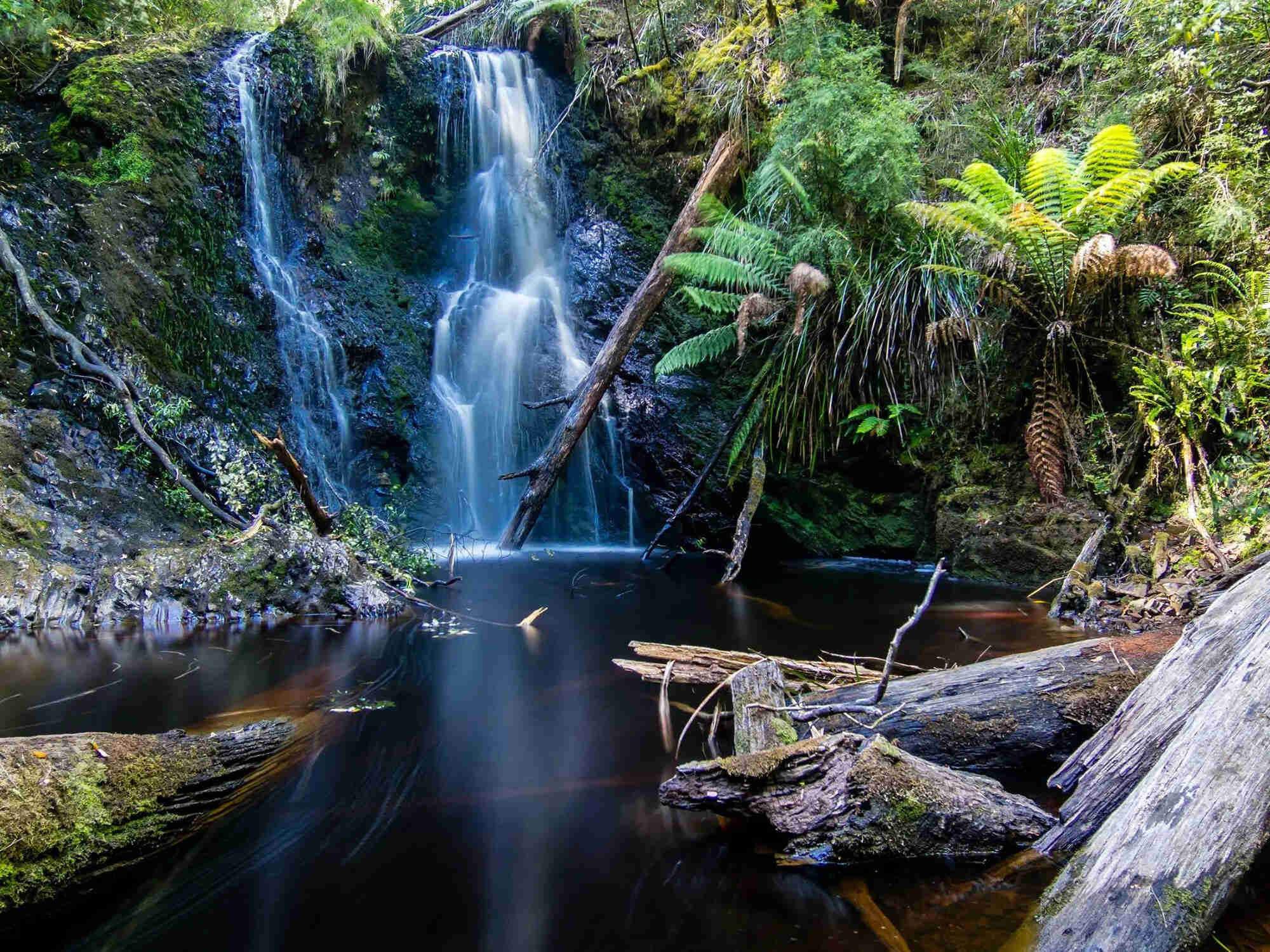 Hogarth Falls In Strahan – Tasmania Waterfall Guide