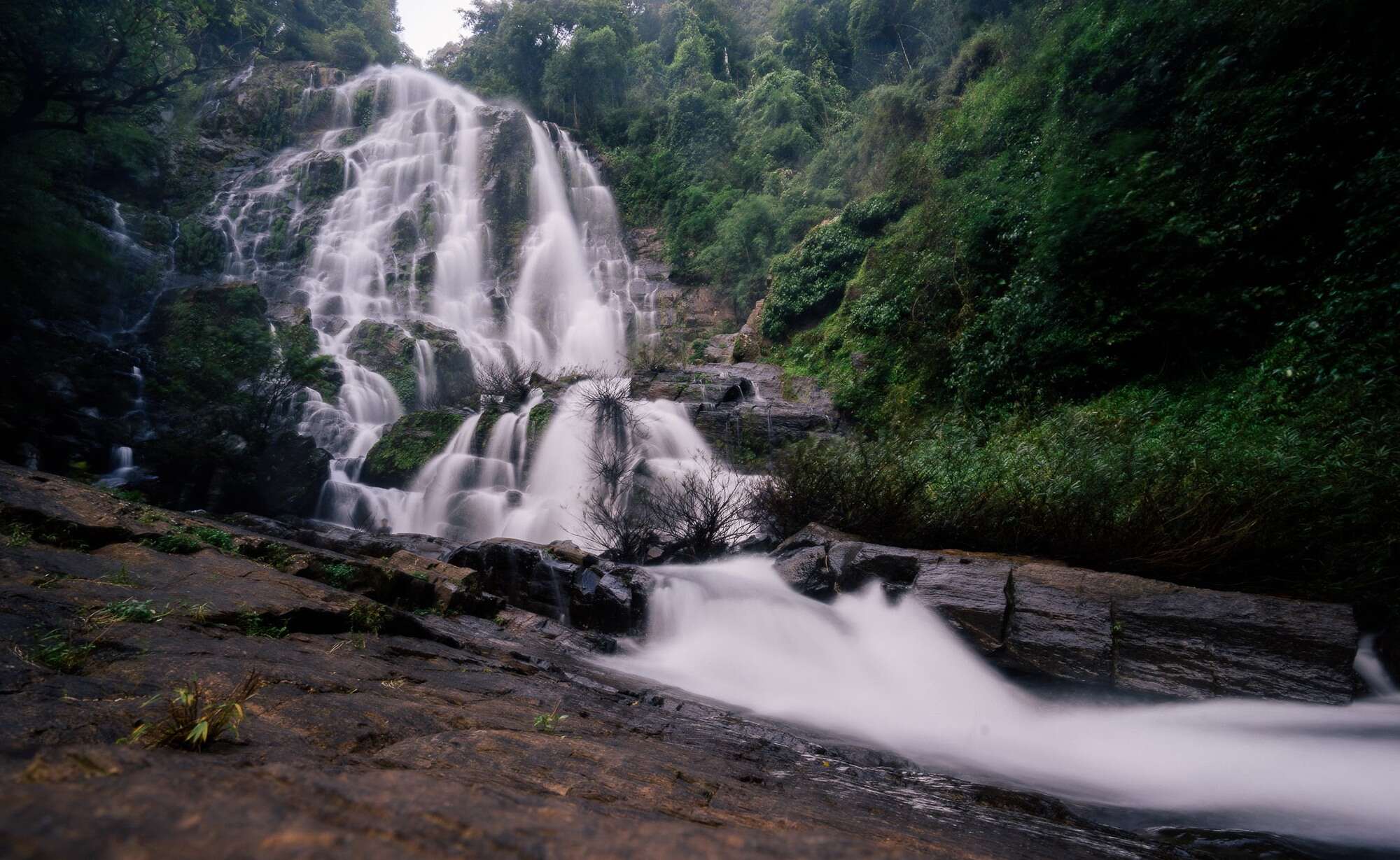 Sai Rung Waterfall In Khao Lak, Thailand