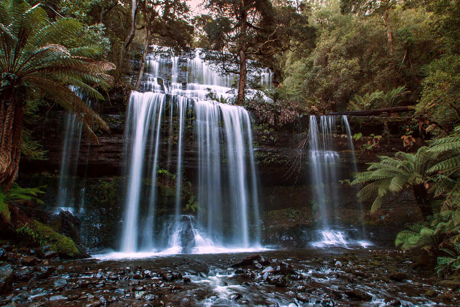 Visiting Lady Barron Falls Tasmania