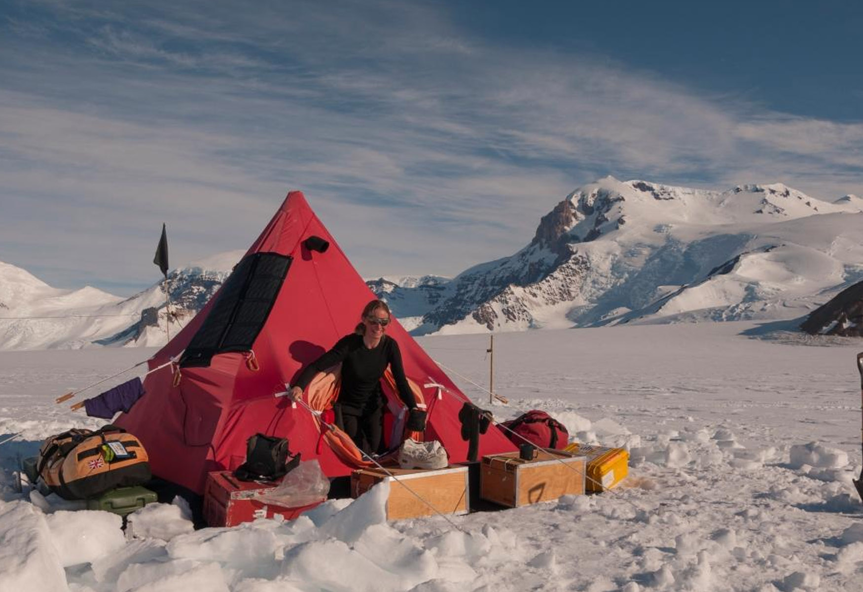 Camping On Antarctica