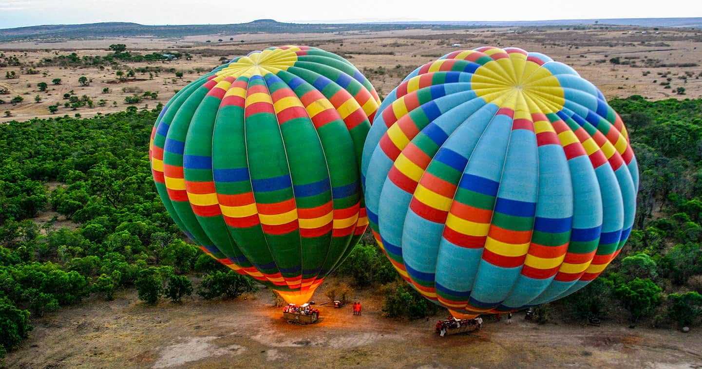 Hot Air Balloon Masai Mara: Champagne And Flying High In Africa