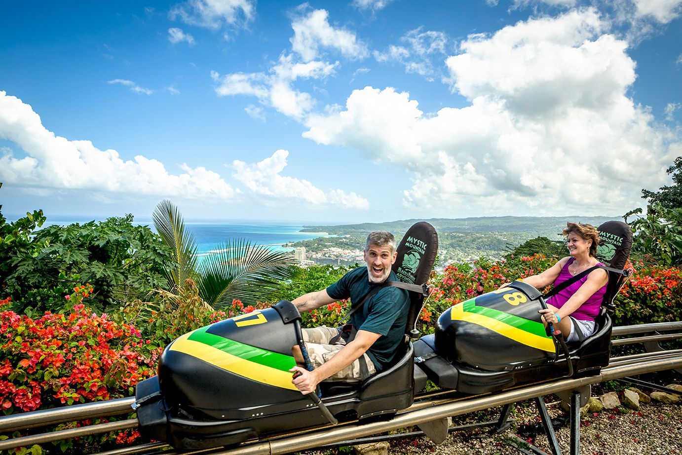 Jamaican Bobsled Adventure At Mystic Mountain