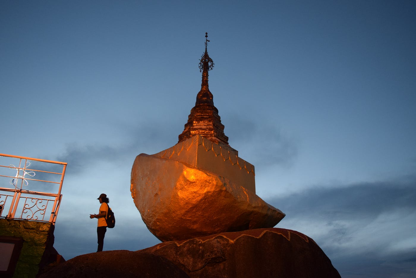 Kyaiktiyo Pagoda Aka The Golden Rock, Myanmar