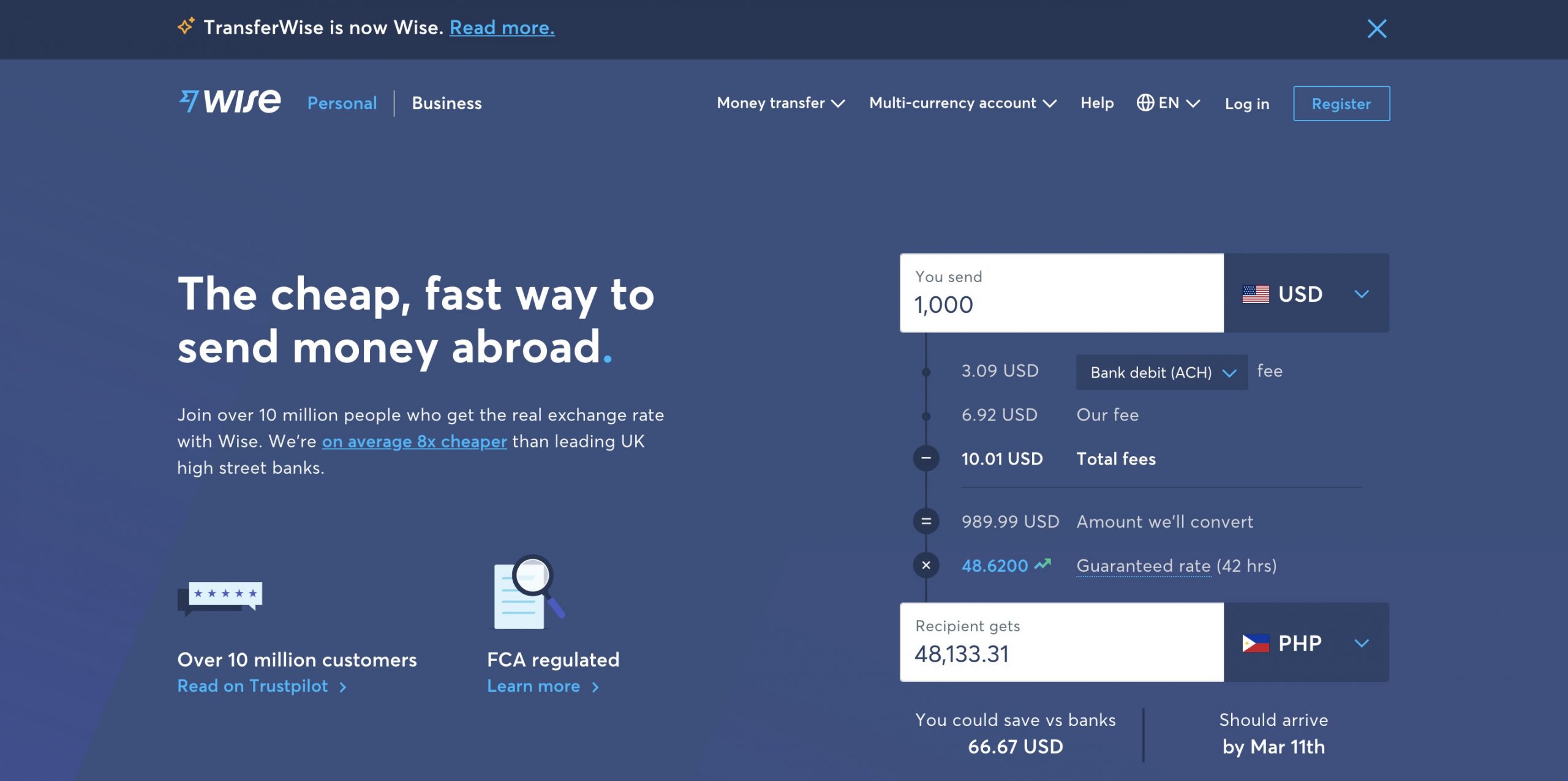Wise/TransferWise Review: Cheapest Way To Send Money Overseas?